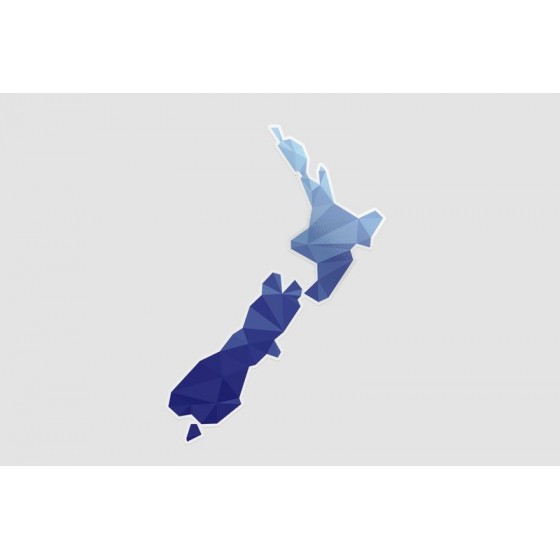 New Zealand Map Style 10...