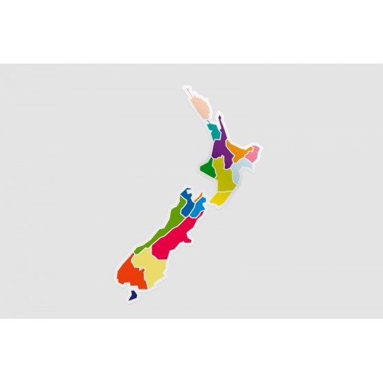 New Zealand Map Style 13...