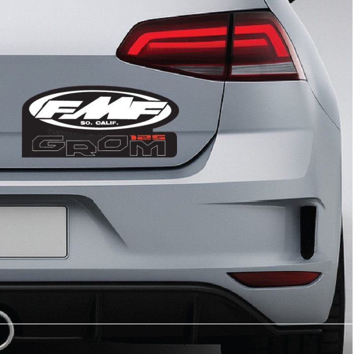 2x Fmf Grom 125 Stickers Decals - DecalsHouse