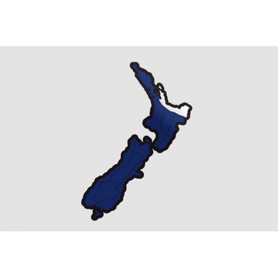 New Zealand Map Style 18...