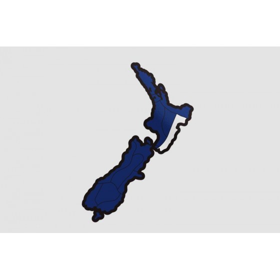New Zealand Map Style 21...