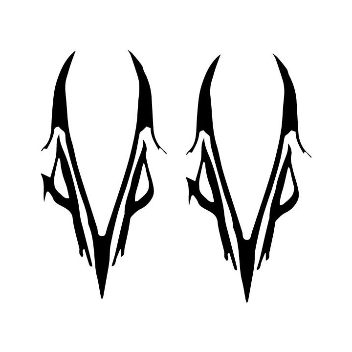 A Vulgar Picture Stickers – AVP Band Logo Decals (2-Pack)