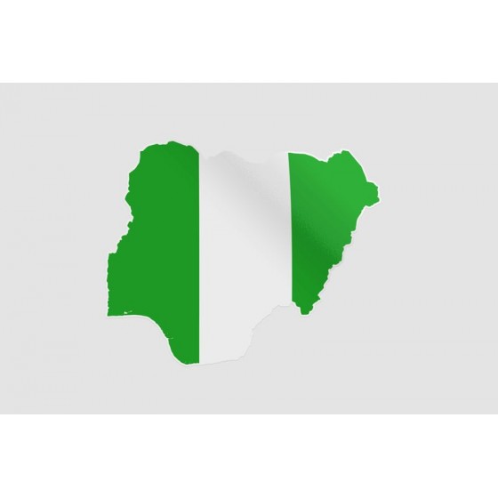 Nigeria Map Sticker