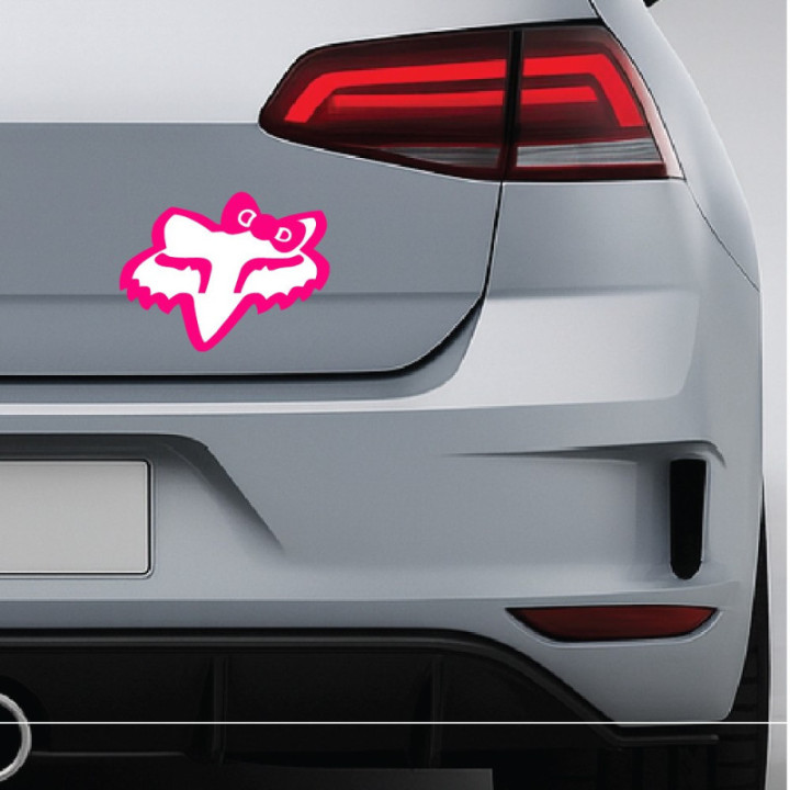 2x Fox Racing Girly Stickers Decals - DecalsHouse