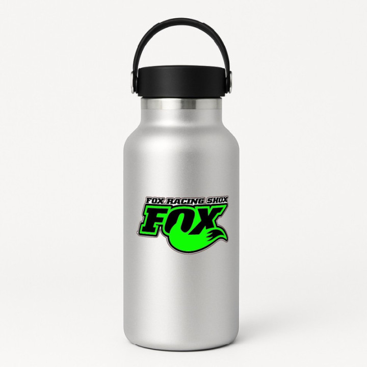 2x Fox Racing Green Stickers Decals - DecalsHouse