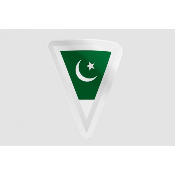 Pakistan Flag Style 15 Sticker