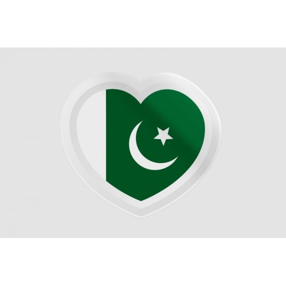 Pakistan Flag Style 16 Sticker
