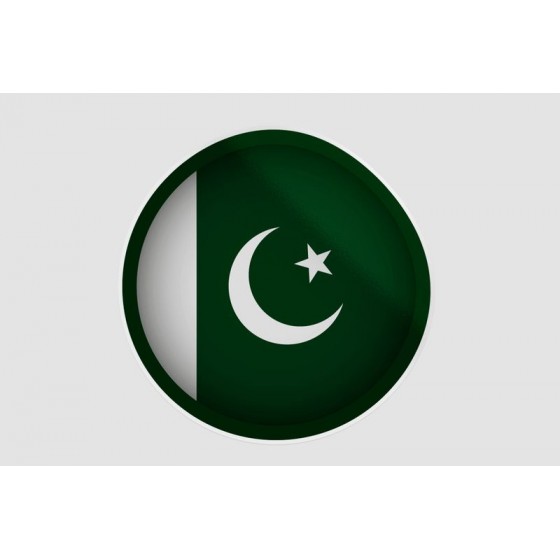 Pakistan Flag Style 2 Sticker