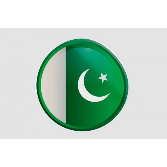 Pakistan Flag Style 20 Sticker
