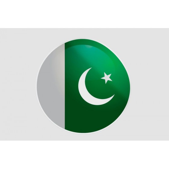 Pakistan Flag Style 22 Sticker