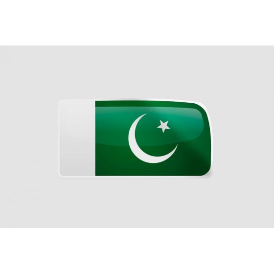 Pakistan Flag Style 32 Sticker