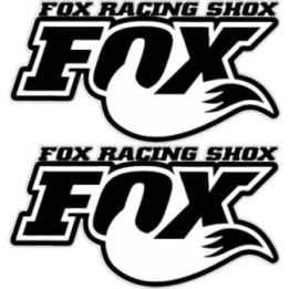 Fox Racing Shox Stickers – MTB Suspension Decals (2-Pack)