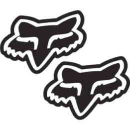 Fox Racing Stickers – Motocross MX MTB Offroad Decals (2-Pack)