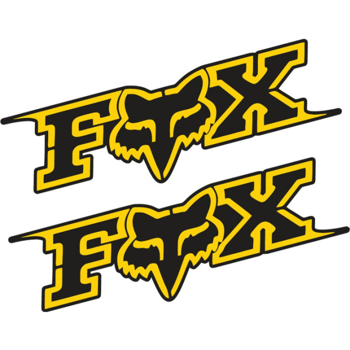 2x Fox Racing Style 11 Stickers Decals - DecalsHouse