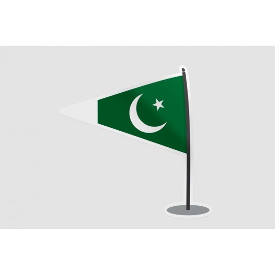 Pakistan Flag Style 51 Sticker