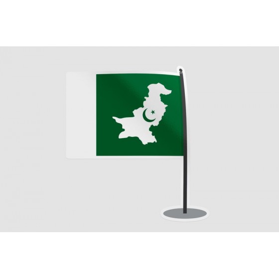 Pakistan Flag Style 53 Sticker