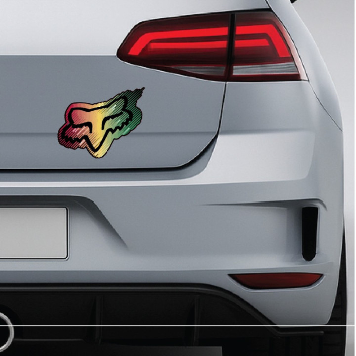 2x Fox Racing Style 12 Stickers Decals - DecalsHouse