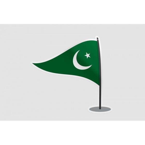 Pakistan Flag Style 55 Sticker