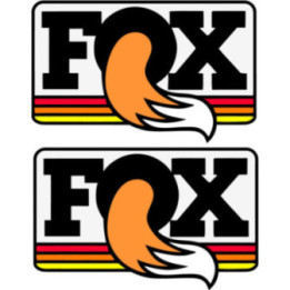Fox Racing Stickers – MX Motocross & Offroad Bike Decals (2-Pack) | DecalsHouse