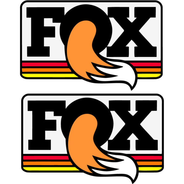 Fox Racing Stickers – MX Motocross & Offroad Bike Decals (2-Pack) | DecalsHouse