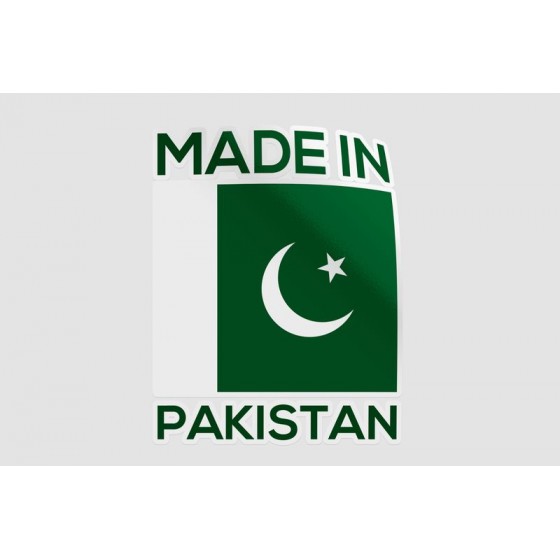 Pakistan Flag Style 69 Sticker