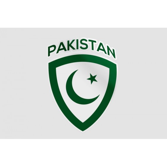Pakistan Flag Style 70 Sticker