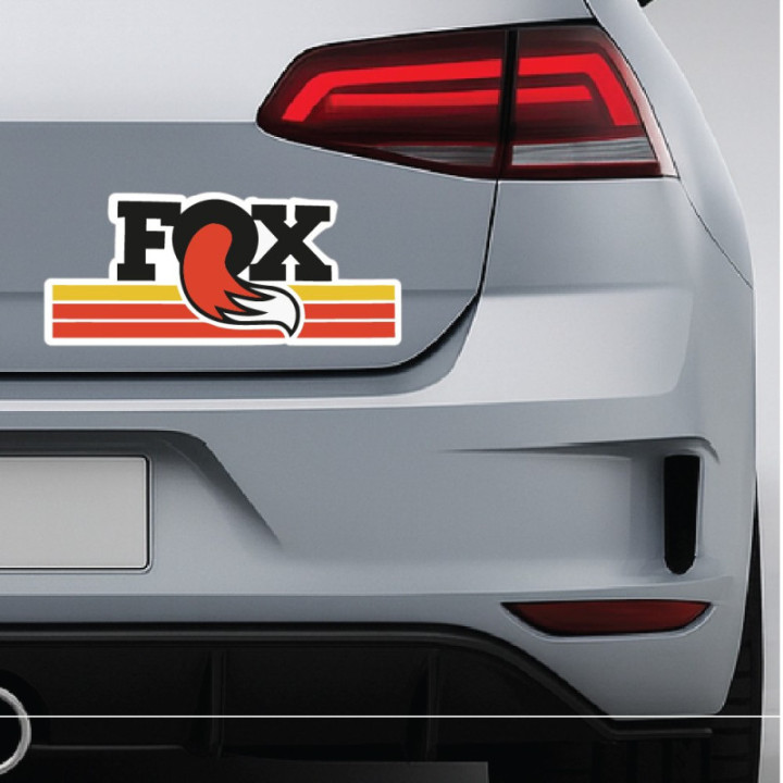 2x Fox Racing Style 18 Stickers Decals - DecalsHouse