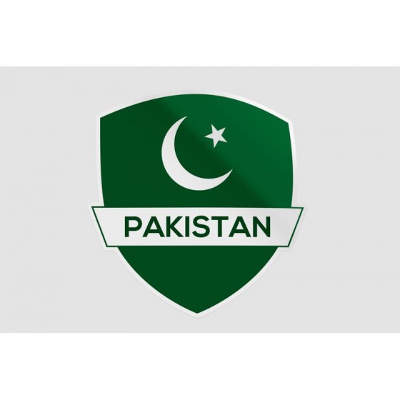 Pakistan Flag Style 71 Sticker