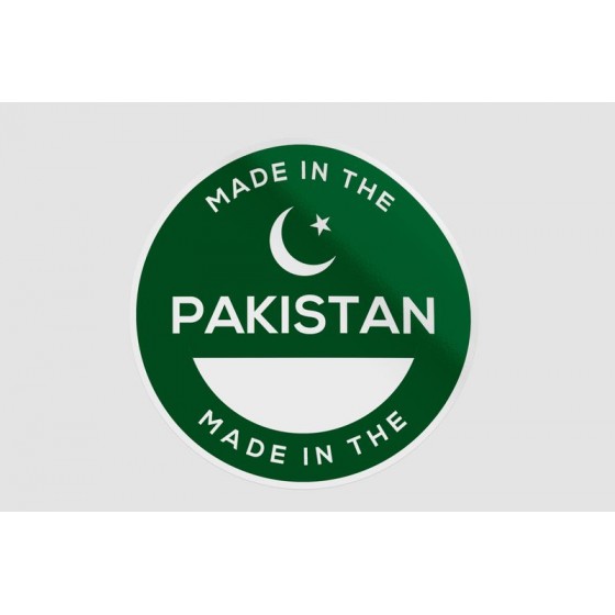 Pakistan Flag Style 73 Sticker