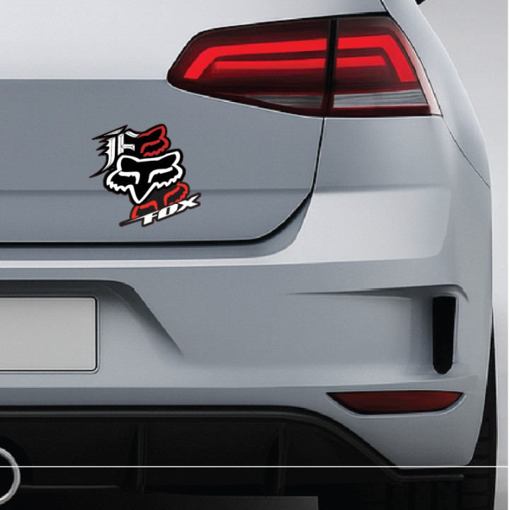 2x Fox Racing Style 19 Stickers Decals - DecalsHouse