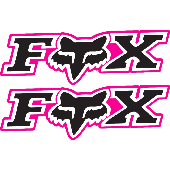 2x Fox Racing Style 21 Stickers Decals - DecalsHouse