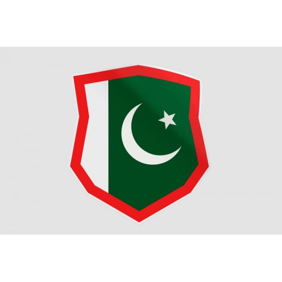 Pakistan Flag Style 91 Sticker