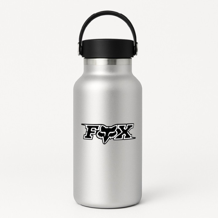 Fox Racing Stickers – MX MTB BMX Sponsor Decals (2-Pack)