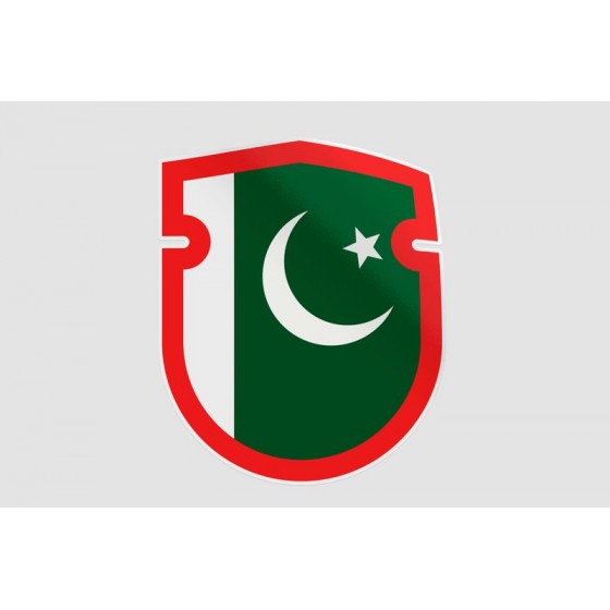 Pakistan Flag Style 99 Sticker