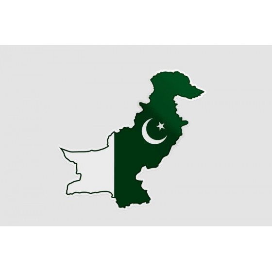 Pakistan Map Sticker