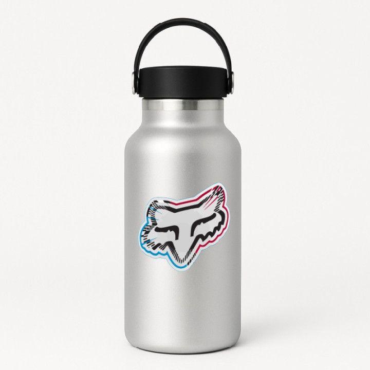2x Fox Racing Style 9 Stickers Decals - DecalsHouse