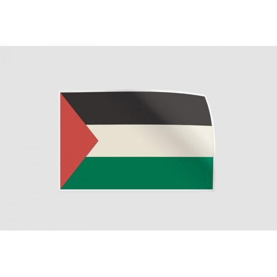 Palestine Flag Style 3 Sticker