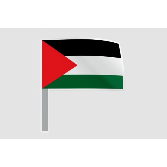 Palestine Flag Style 6 Sticker