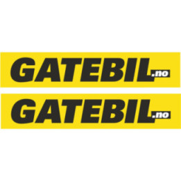 Gatebil Stickers – Scandinavian Drift Festival Race Car Decals (2-Pack)