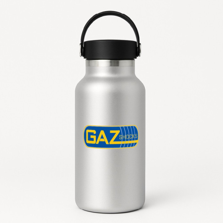 GAZ Shocks Stickers – Motorsport Suspension Decals (2-Pack)