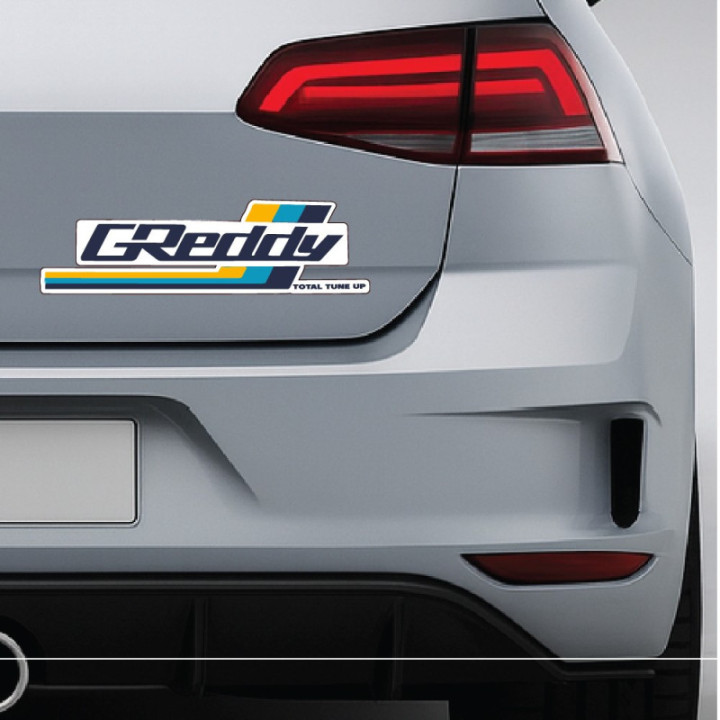 GReddy Stickers – JDM Turbo Performance Trust Racing Decals (2-Pack)