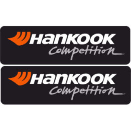 2x Hankook Competition Stickers Decals - DecalsHouse