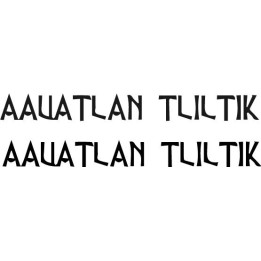 Aauatlan Tliltik Stickers – Metal Band Decals (2-Pack)