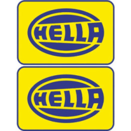 Hella Stickers – Rally Lighting Motorsport Vinyl Decals (2-Pack)