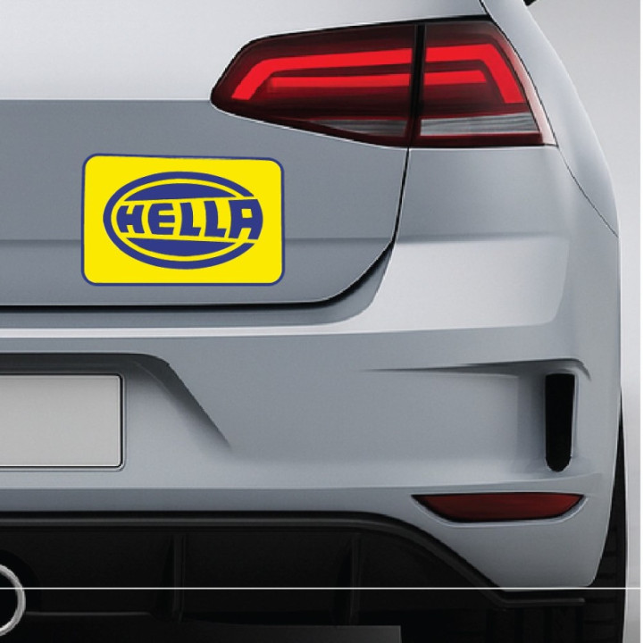Hella Stickers – Rally Lighting Motorsport Vinyl Decals (2-Pack)