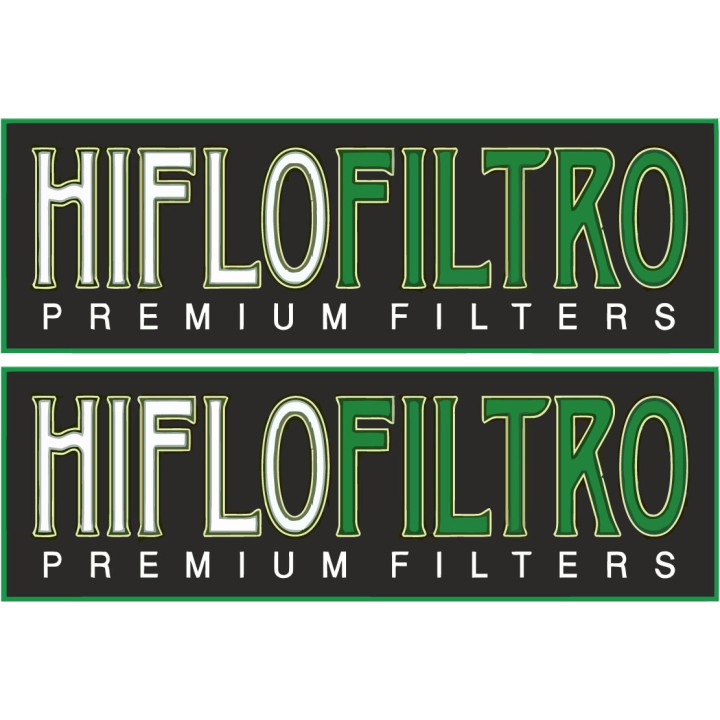 2x Hiflo Filtro Stickers Decals - DecalsHouse