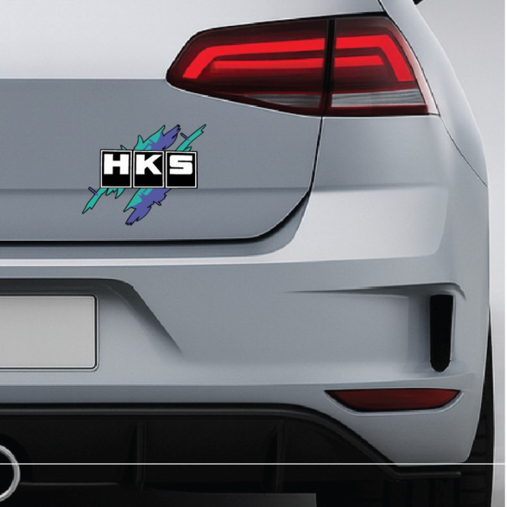 HKS Style 3 Stickers – JDM Turbo Performance Decals (2-Pack)