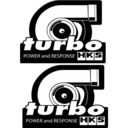 2x Hks Turbo Stickers Decals - DecalsHouse