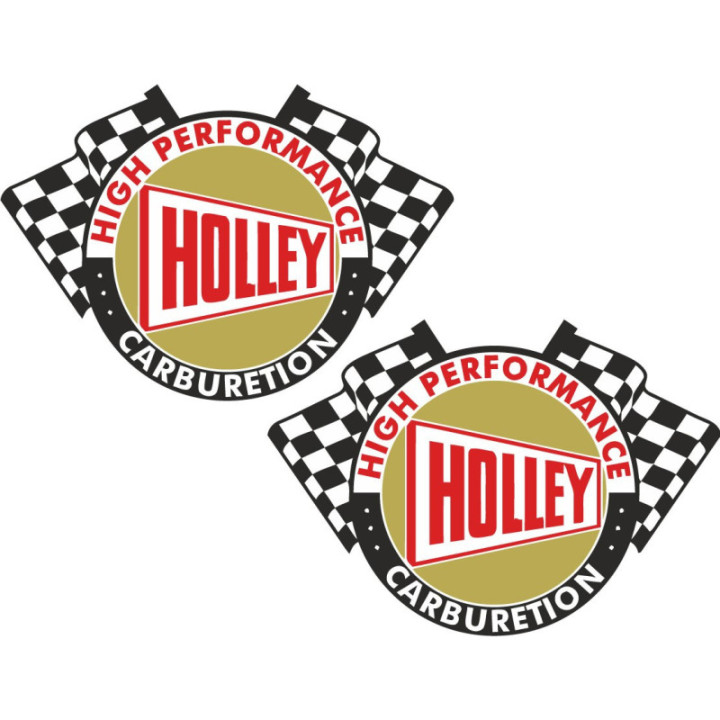 2x Holley Performance Stickers Decals - DecalsHouse
