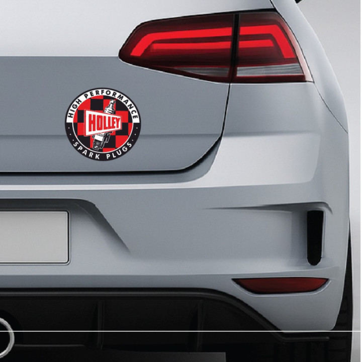 2x Holley Spark Plugs Stickers Decals - DecalsHouse